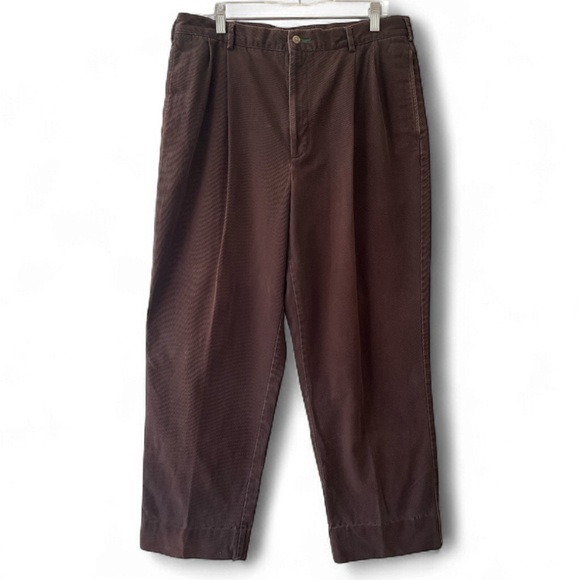 Tommy Hilfiger Vintage Men's Dark Brown Corduroy Pants Sz: 36x32 - Picture 1 of 12